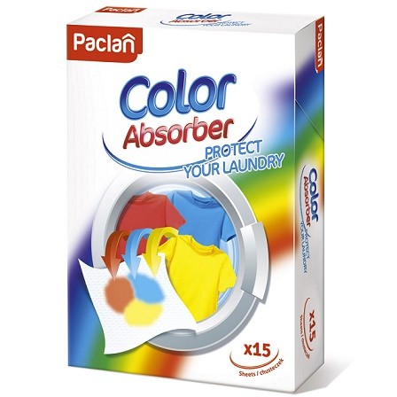 Paclan color Absorber 15ks - Drogerie Prací prostředky Doplňky